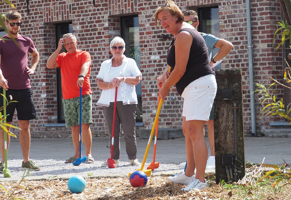 Speelweide met boerengolf